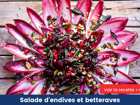 Salade d'endives et betteraves